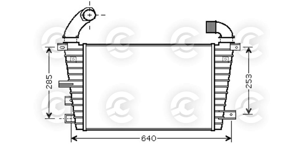 INTERCOOLER per OPEL