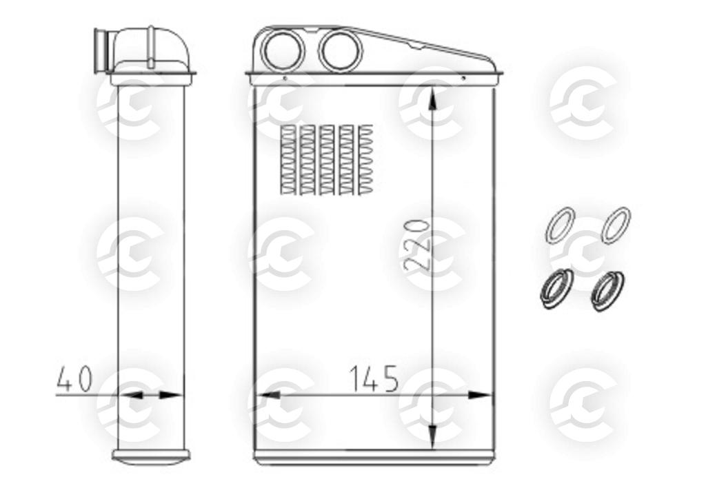 RISCALDATORE per RENAULT