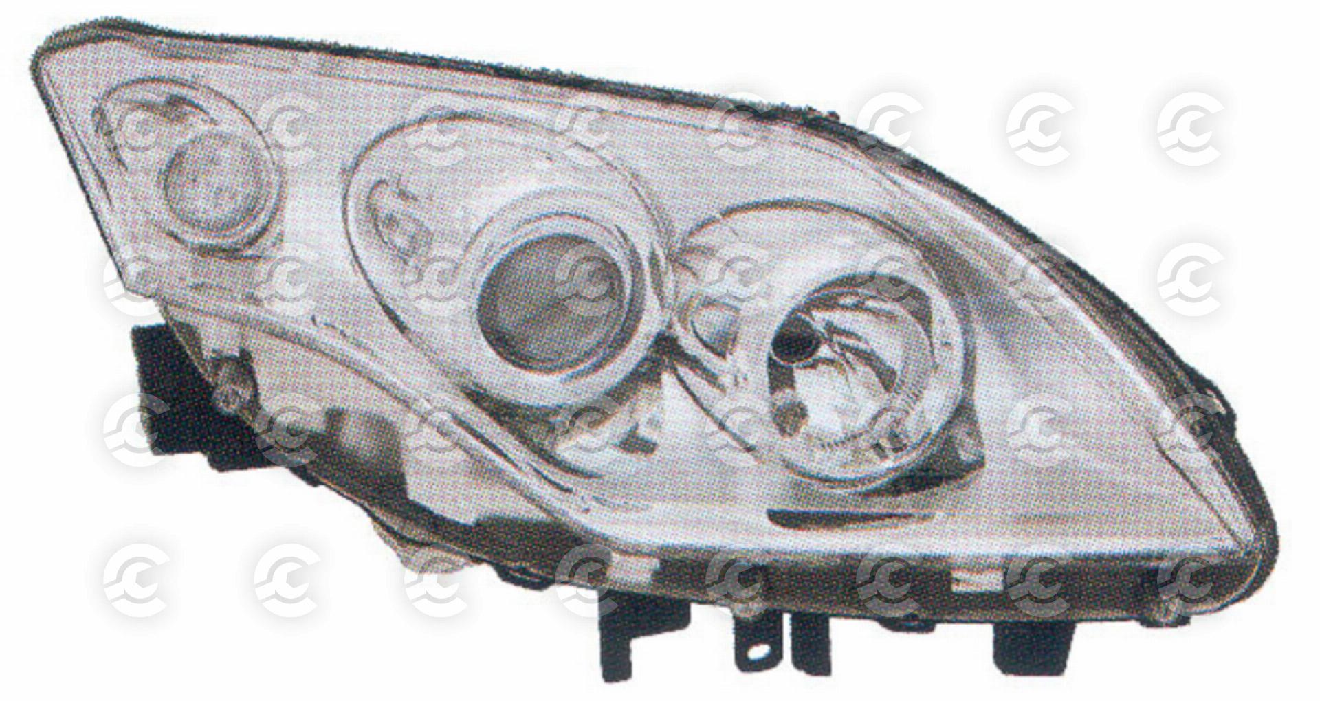 PROIETTORE DESTRO H7+H7 per RENAULT LAGUNA III, LAGUNA III Sportour e LAGUNA Coup&eacute;