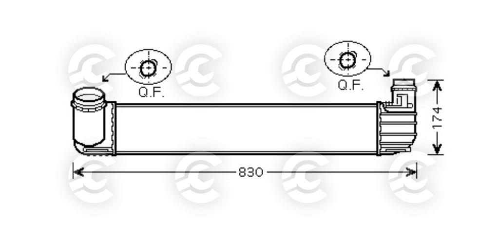 INTERCOOLER per RENAULT