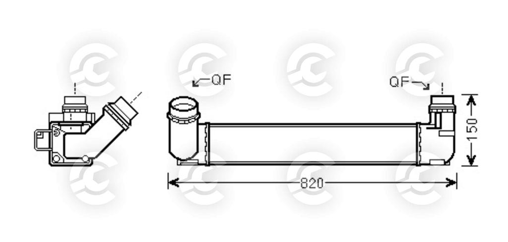 INTERCOOLER per RENAULT