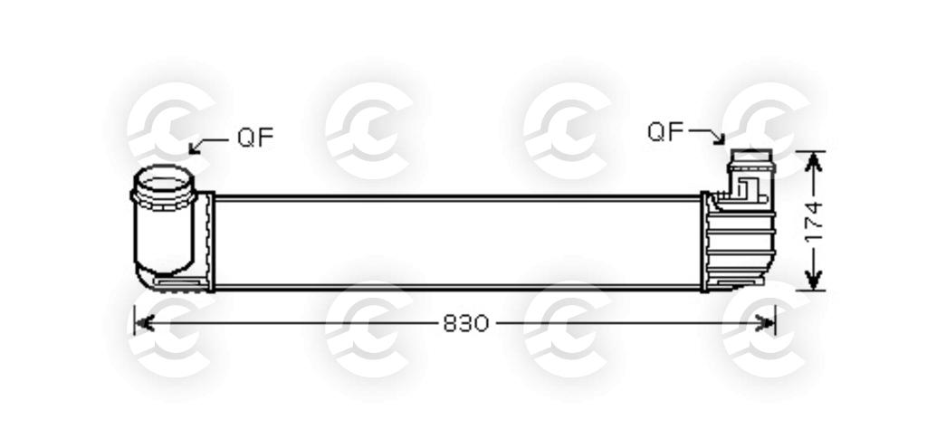 INTERCOOLER per RENAULT
