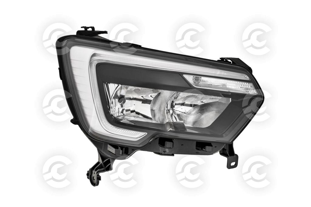 PROIETTORE DESTRO H7+H1-ELETTRICO-CON MOTORE-CON LUCE DIREZIONALE-LED-VERSIONE VARROC