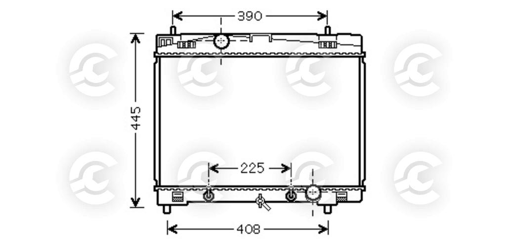RADIATORE per TOYOTA YARIS / VIOS Tre volumi