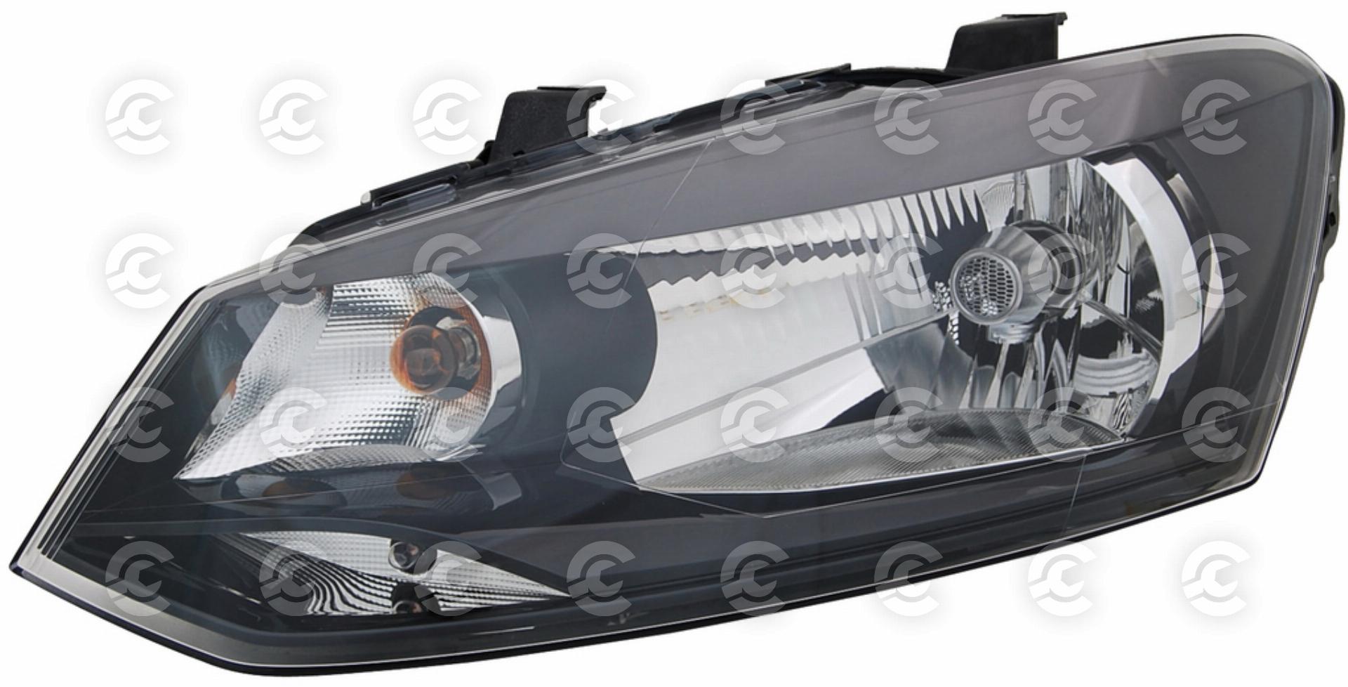 PROIETTORE SINISTRO H4 per VOLKSWAGEN POLO V Tre volumi e POLO V