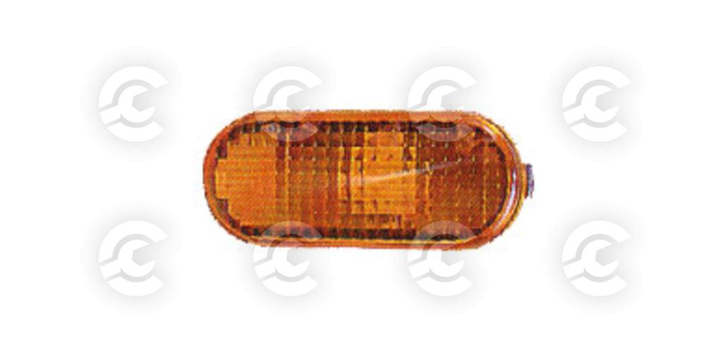 FANALE LATERALE DESTRO/SINISTRO ARANCIO CON PORTA LAMPADA per VOLKSWAGEN GOLF IV, GOLF IV Variant e GOLF IV Cabriolet