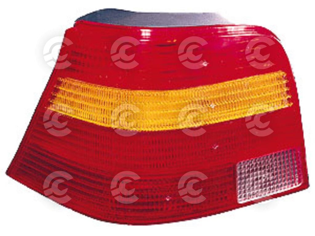 FANALE POSTERIORE SINISTRO SENZA PORTA LAMPADA ARANCIO/ROSSO per VOLKSWAGEN GOLF IV