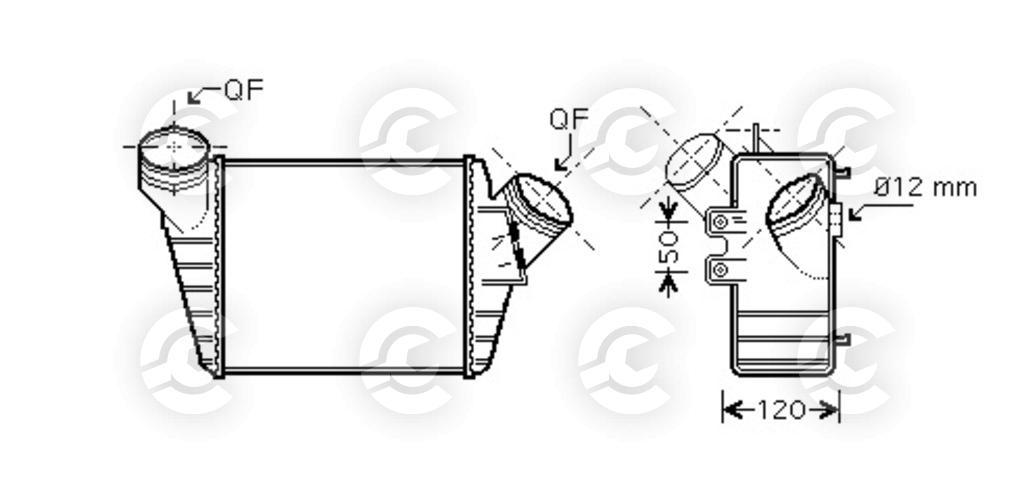 INTERCOOLER per VOLKSWAGEN NEW BEETLE e NEW BEETLE Cabriolet