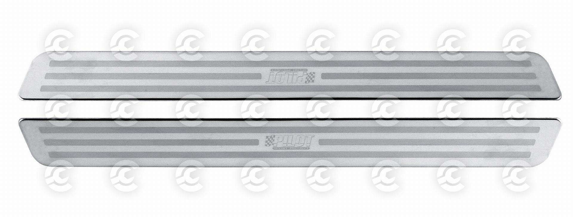 Profili battitacco in acciaio inox - PB-4 - 330x32 mm