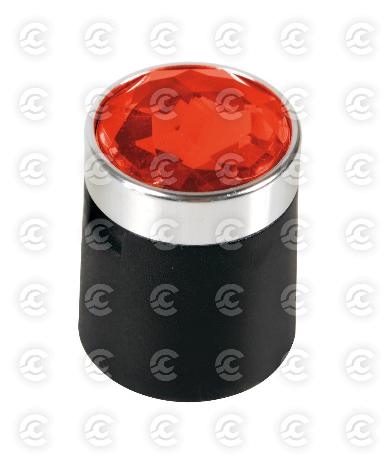 Colour Crystal, 20 copribulloni - Ø 19 mm - Rosso