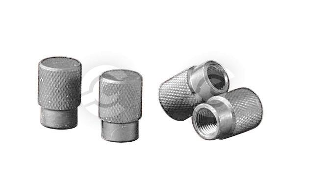 Sport-Cap, set 4 tappi coprivalvola - Alluminio