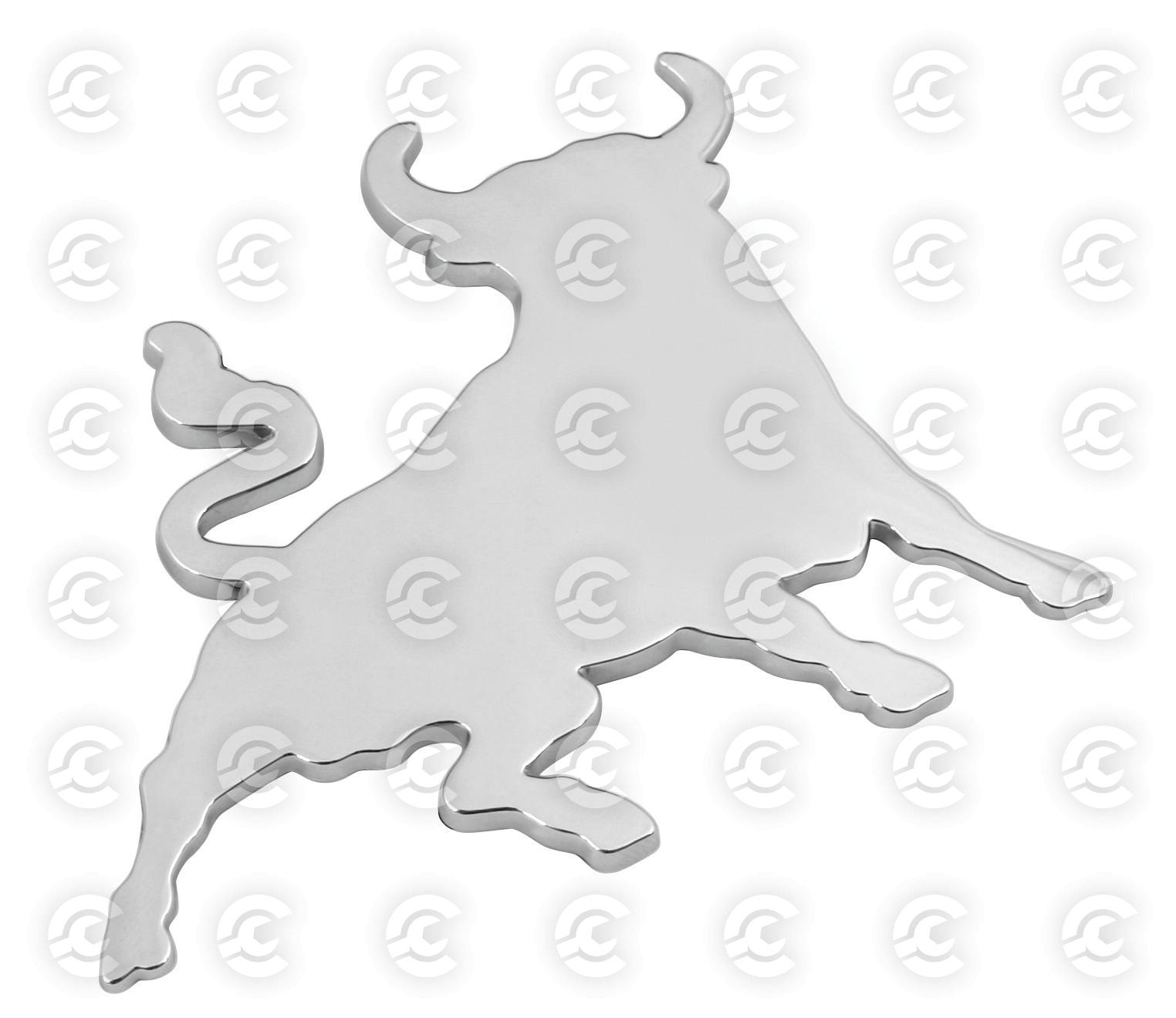 Emblema 3D cromato - Bull