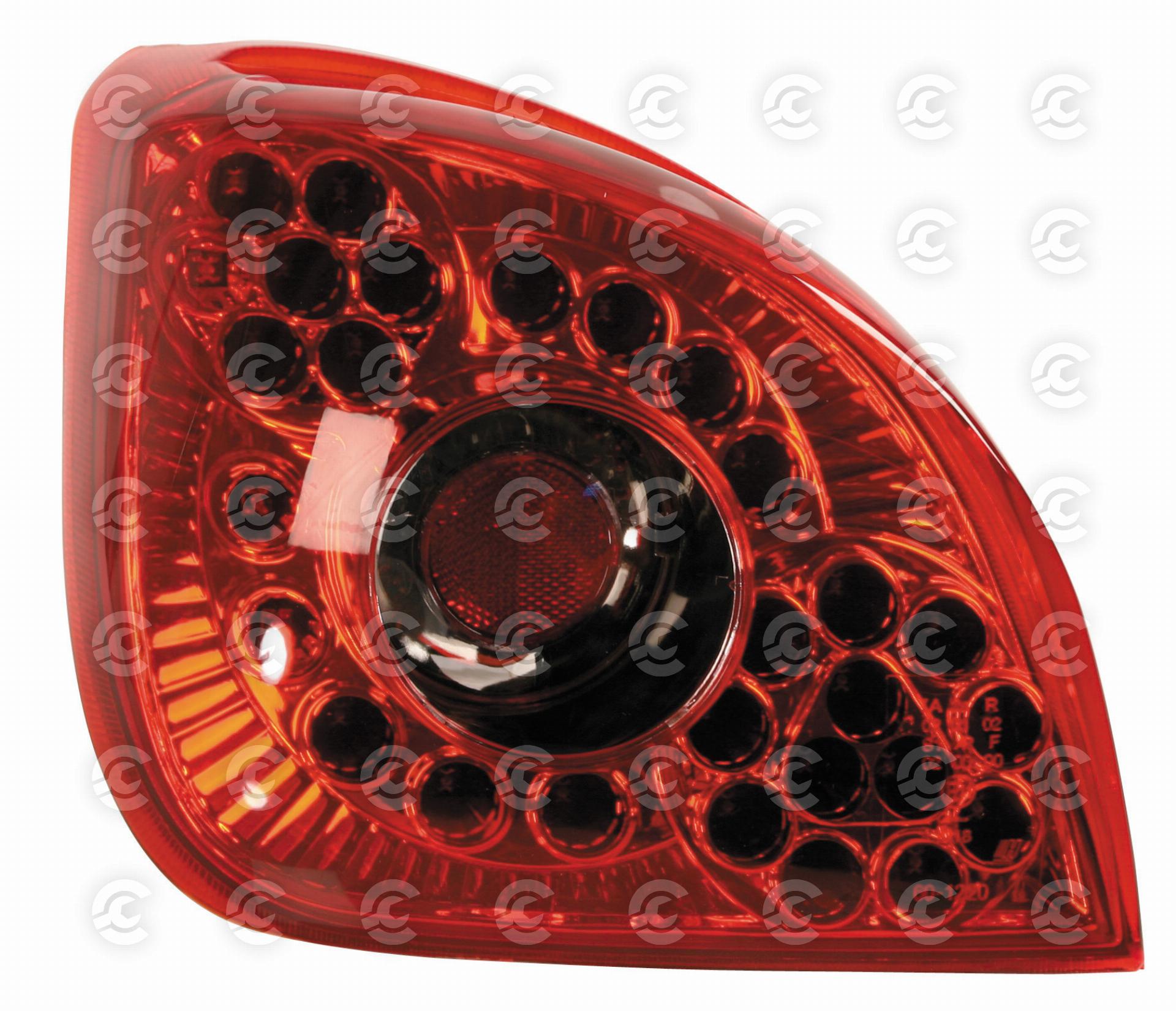 Coppia fanali posteriori LED - compatibile per  Ford Fiesta IV (8/95-1/02) - Rosso