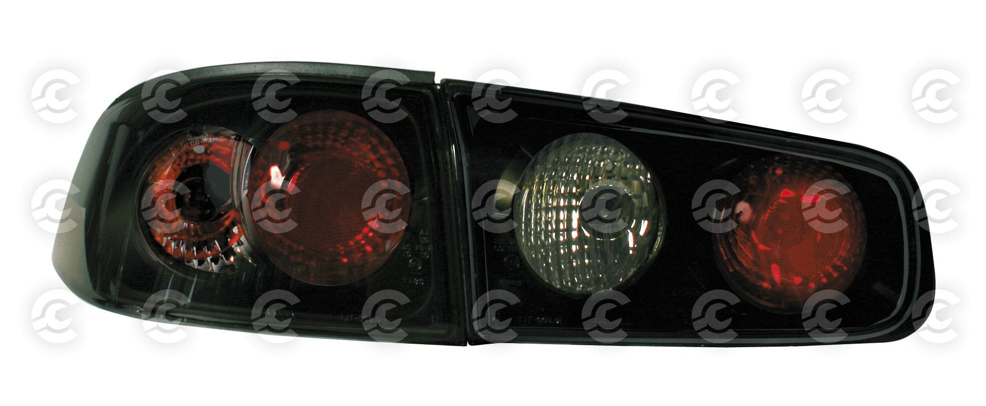 Coppia fanali posteriori - compatibile per  Renault Laguna (3/01>) - Nero