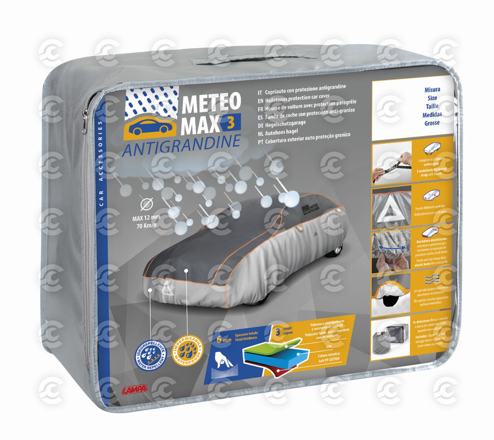 Meteo-Max 2, copriauto antigrandine - AG-4 - cm 160x180x450