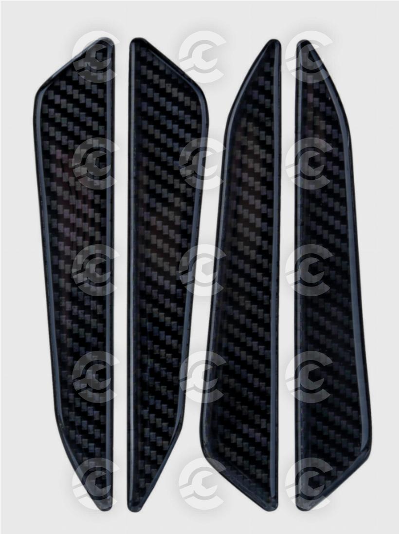 Blade, set 4 salvaporta adesivi - Carbon Look
