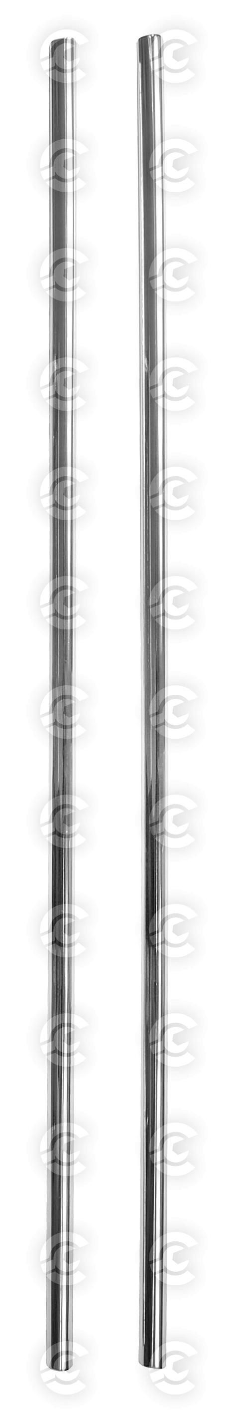 Contour-5, coppia salvaporta adesivi - Cromo