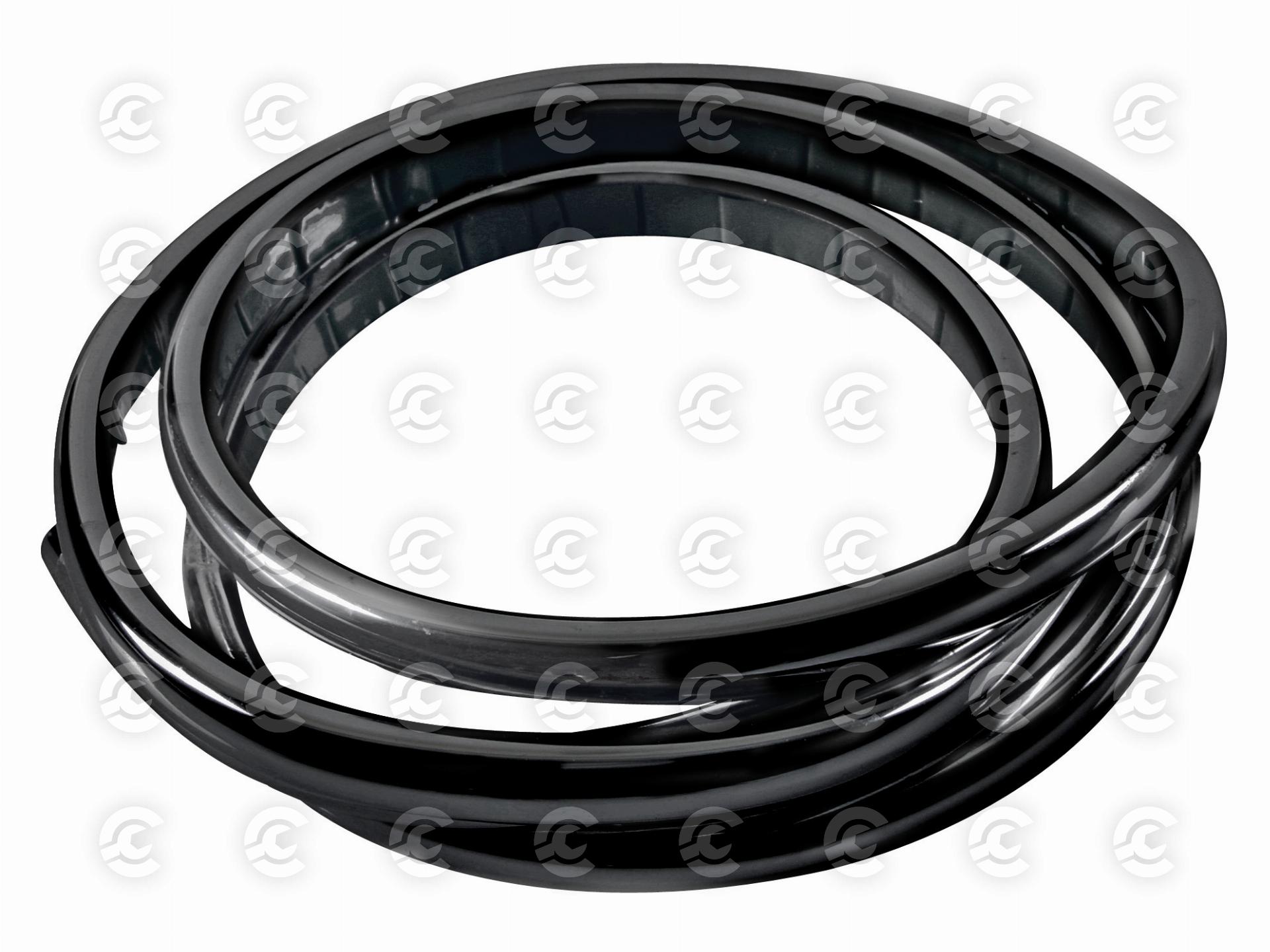 Striscia salvaporta adesiva - 130 cm - Nero