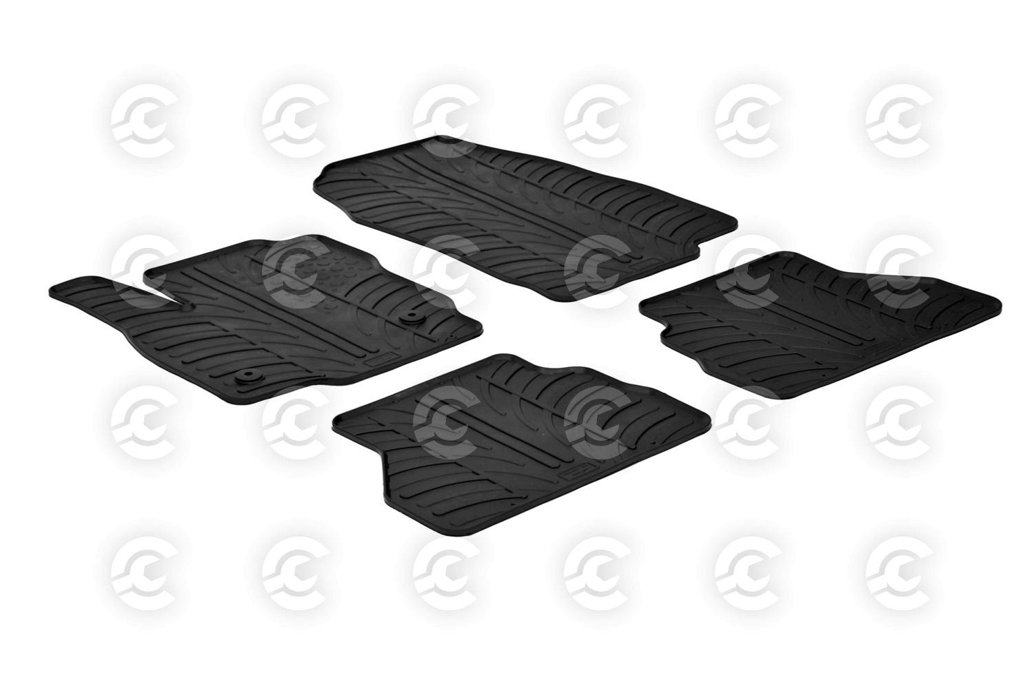 Set tappeti su misura in gomma - compatibile per  Ford B-Max (10/12>03/15)