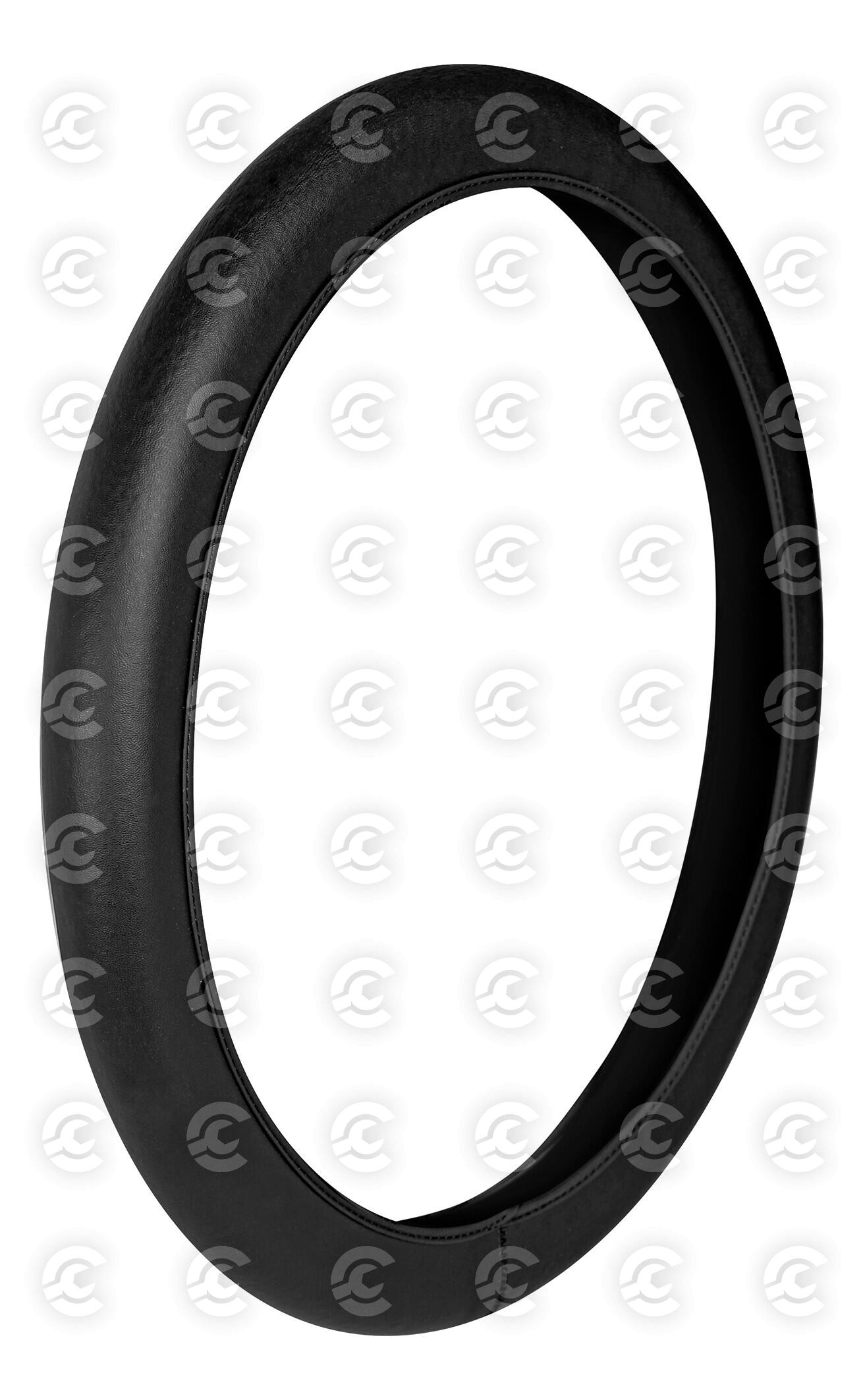 Skin-Cover, coprivolante elasticizzato in vera pelle - M - Ø 38/40 cm