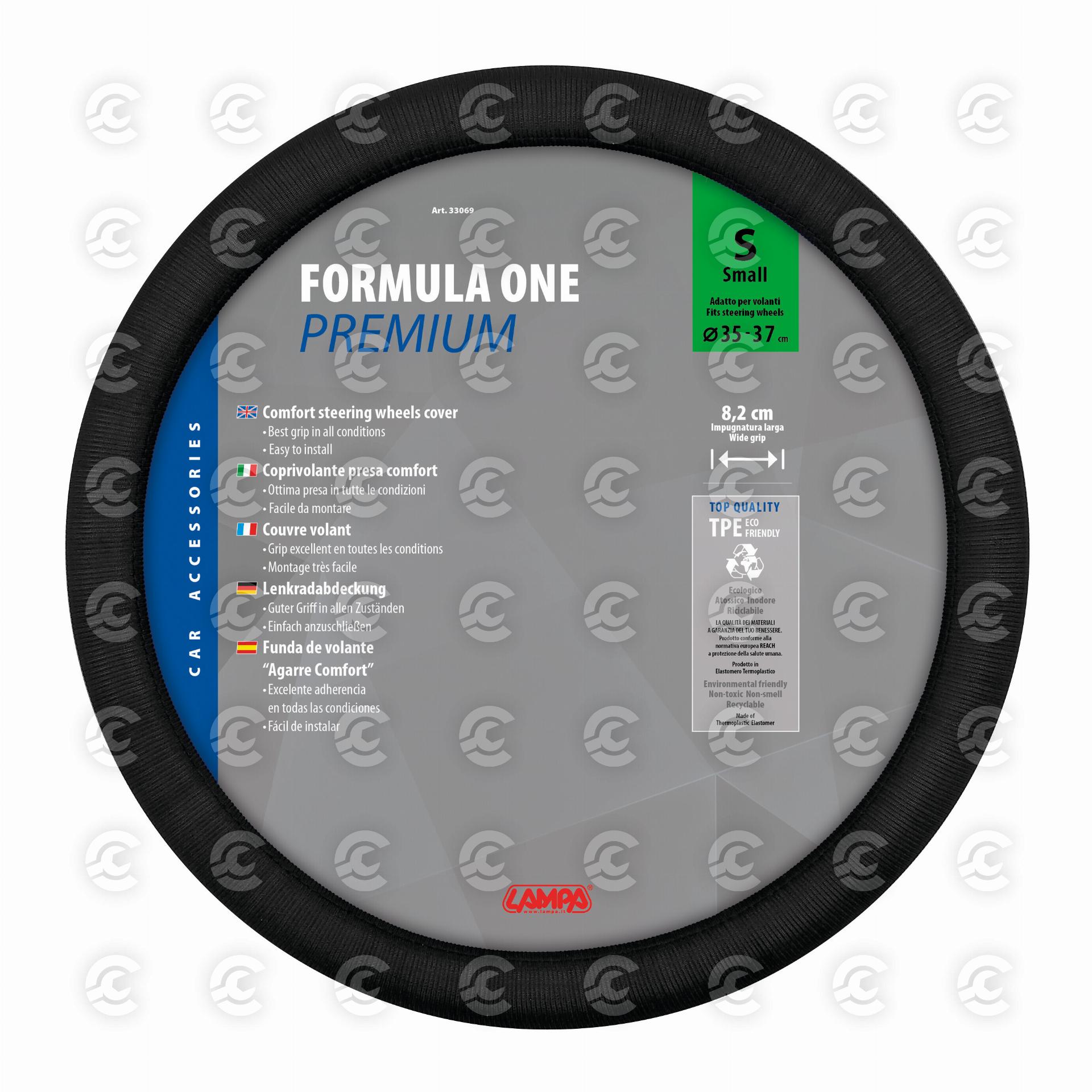 Formula One, coprivolante in poliestere - S - Ø 35/37 cm