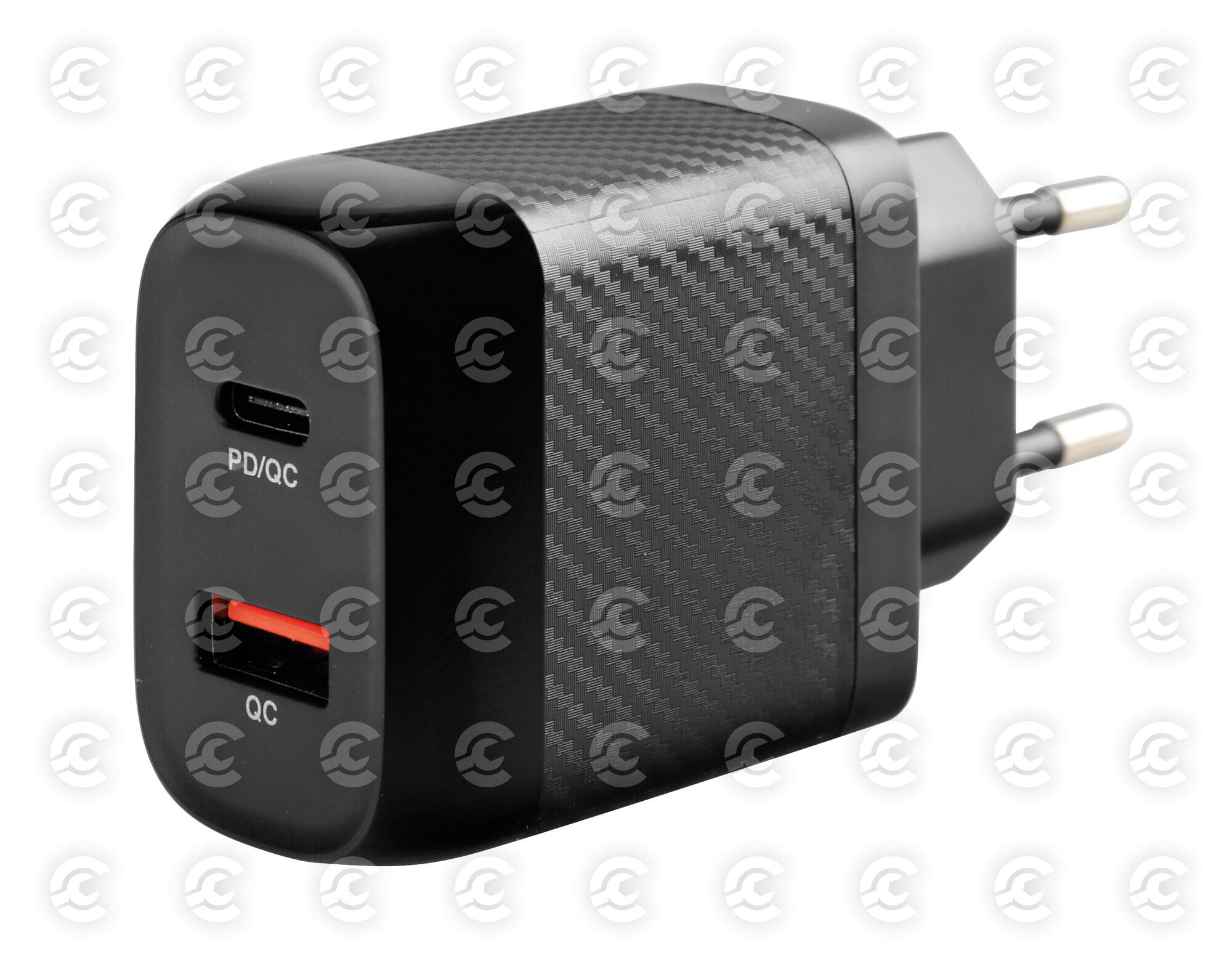 Home Power Pro, caricabatteria da rete con 2 porte USB - Ultra Fast Charge - 20W - 100/230V