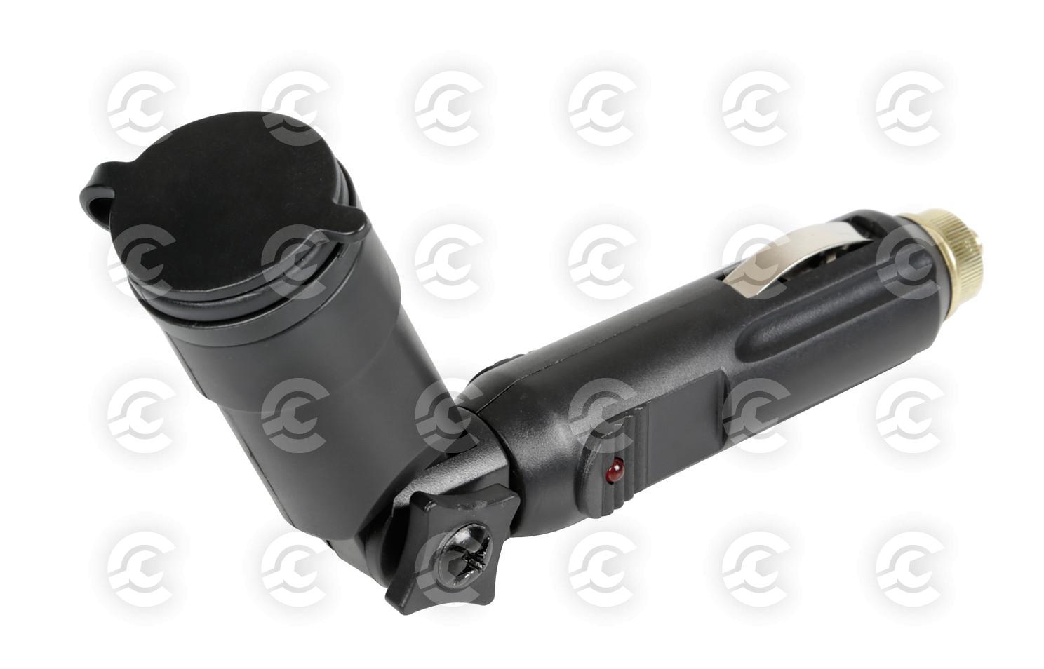 Adattatore snodabile per presa corrente, 12/24V