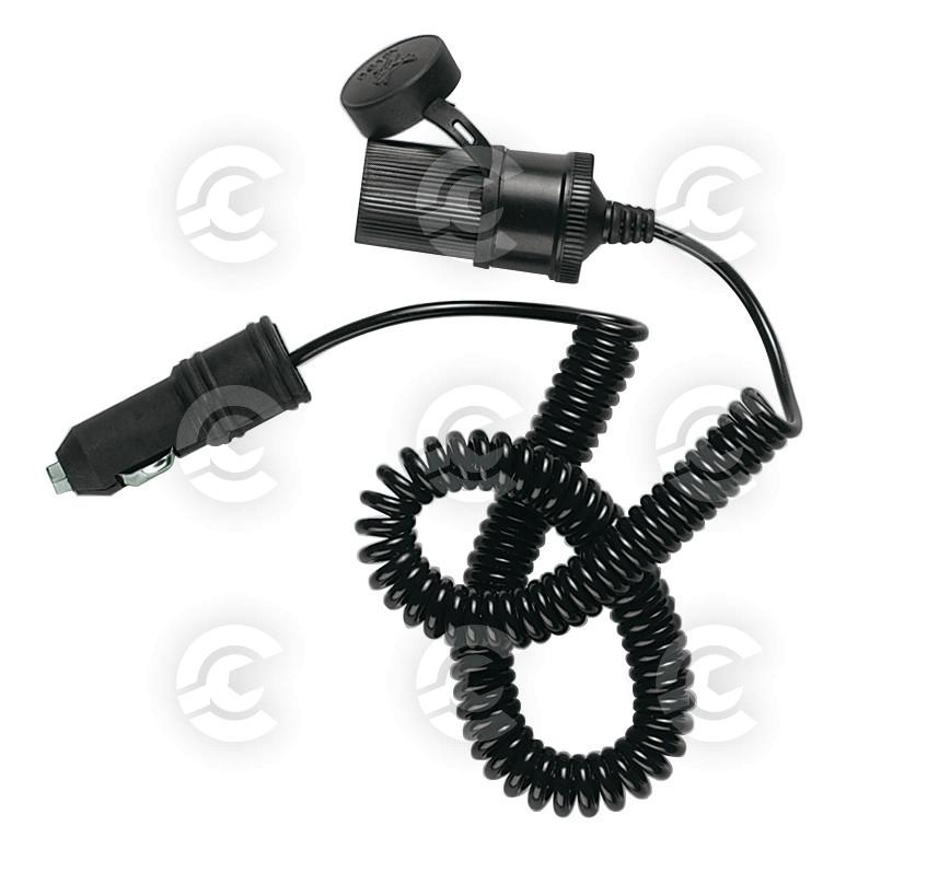 Presa corrente con prolunga, 12/24V