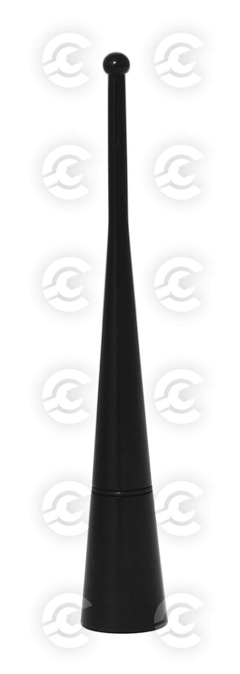 Spillo, stelo antenna - 10 cm - Nero