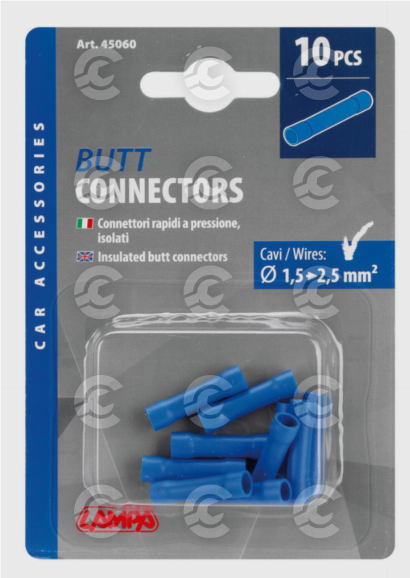 10 connettori rapidi a pressione - Blu