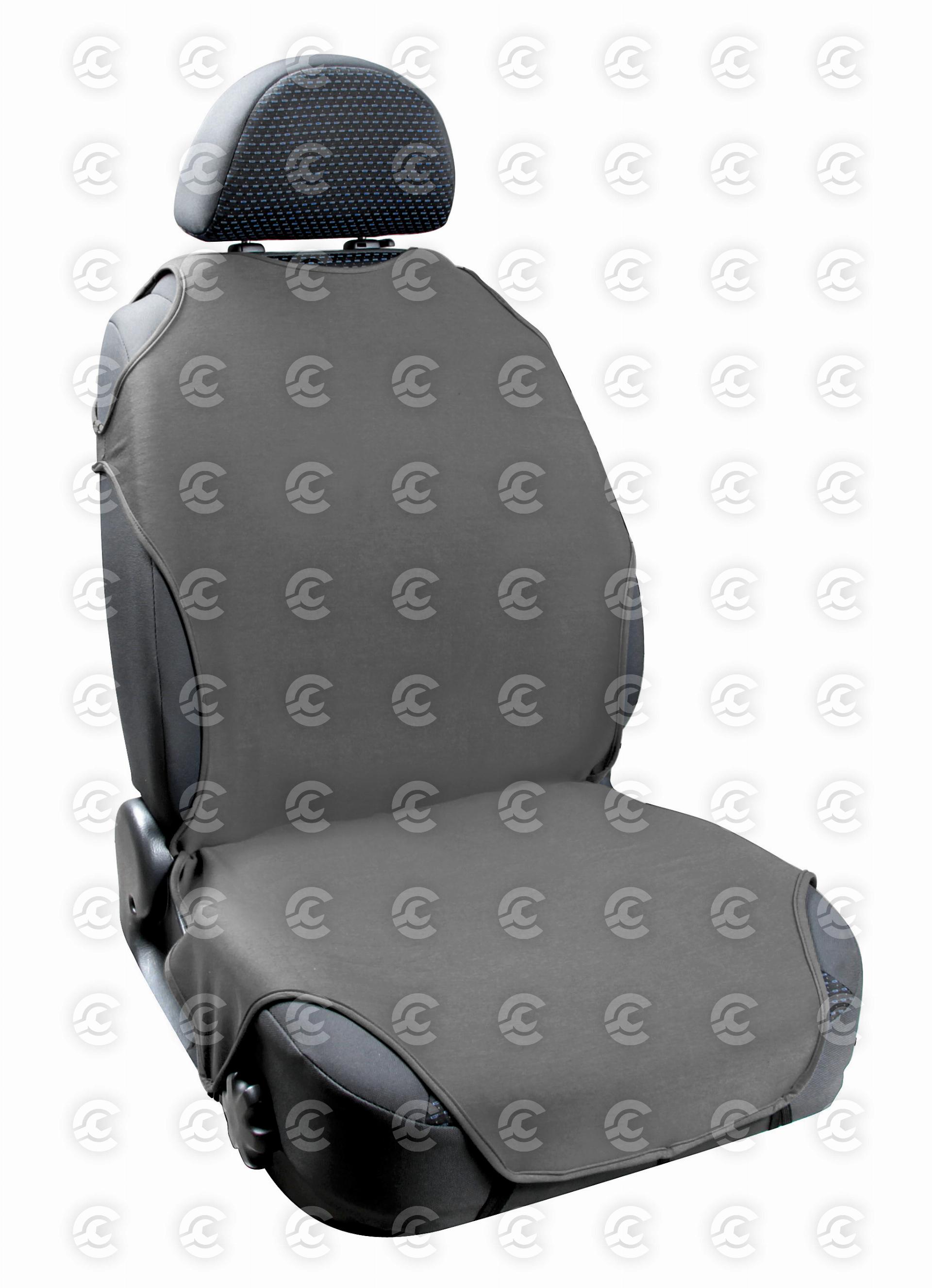 T-Shirt coupè, coprisedile elasticizzato - Grigio