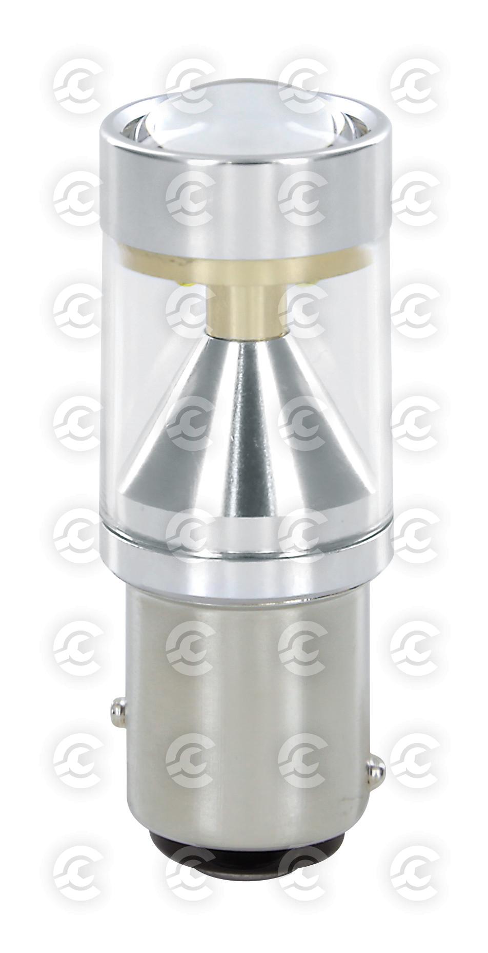 10/30V Mega-Led 54 - 6 SMD x 9 chips - (P21/5W) - BAY15d - 1 pz  - D/Blister - Rosso