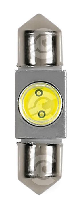 12V Led Series - 1 SMD x 2 chips - (C5W) - 10x36 mm - SV8,5-8 - 1 pz  - D/Blister - Bianco