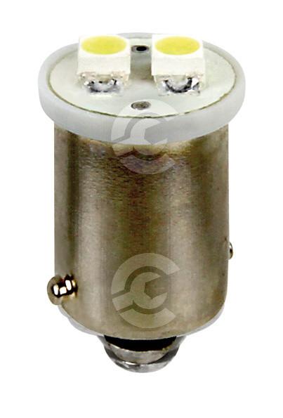 12V Hyper-Led 6 - 2 SMD x 3 chips - BA9s - 2 pz  - D/Blister - Bianco