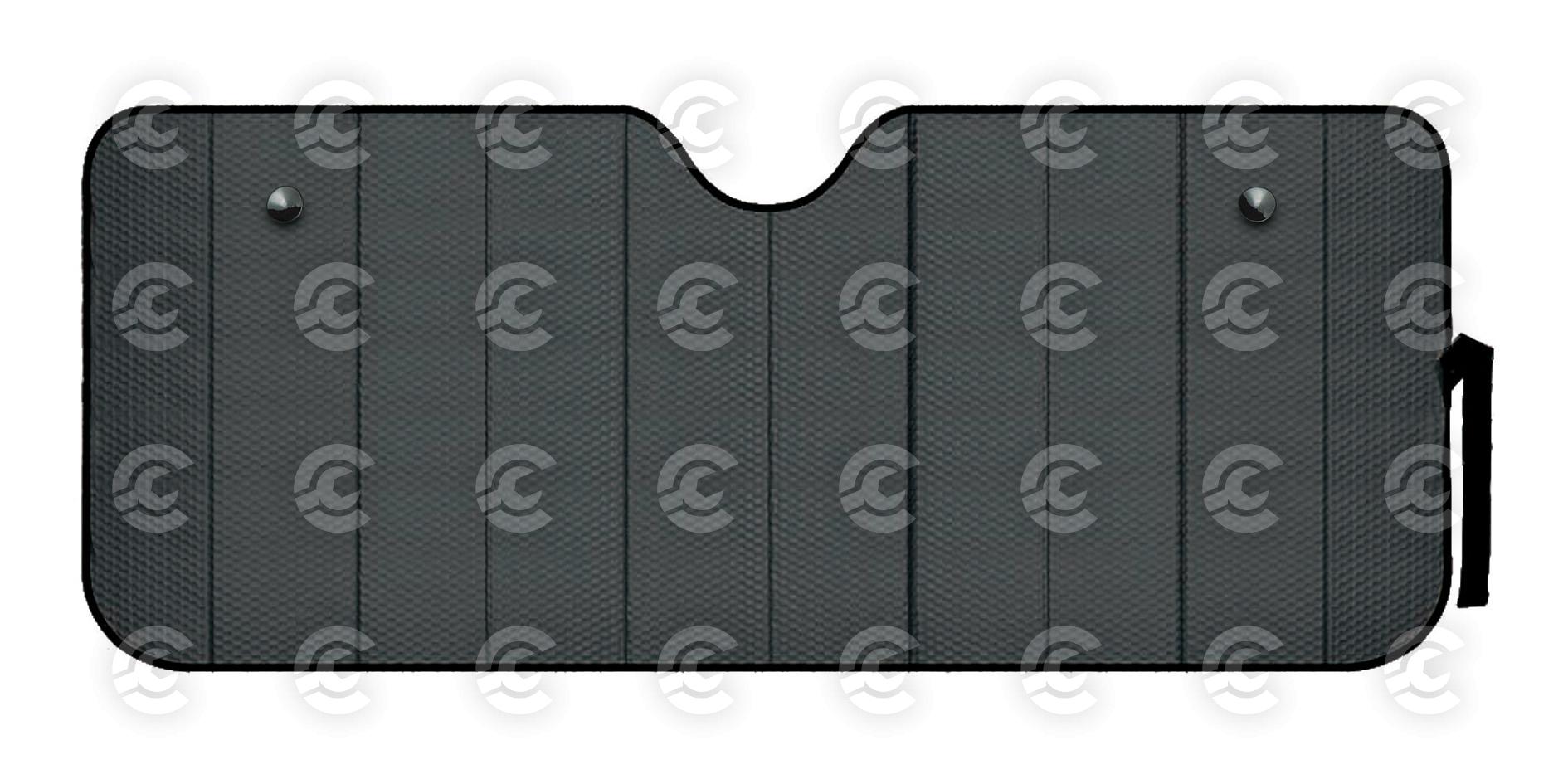 Scudo termico per parabrezza - Nero opaco - M - 61x147 cm