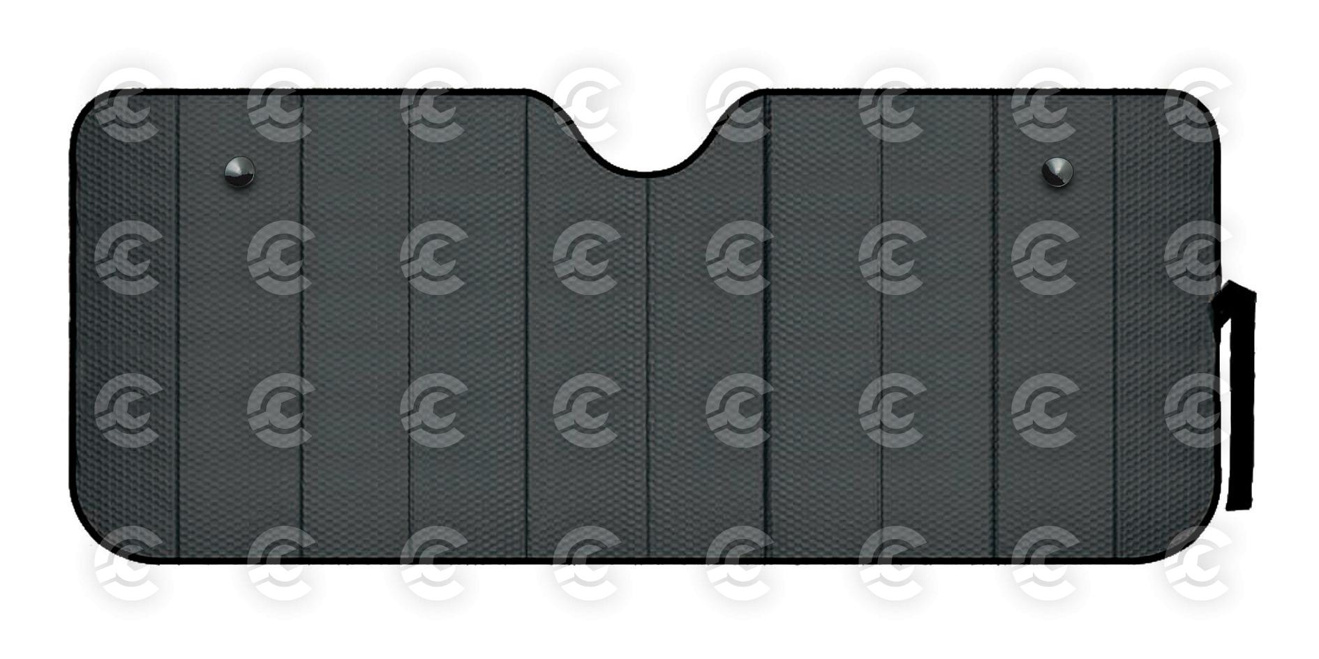 Scudo termico per parabrezza - Nero opaco - L - 72x145 cm