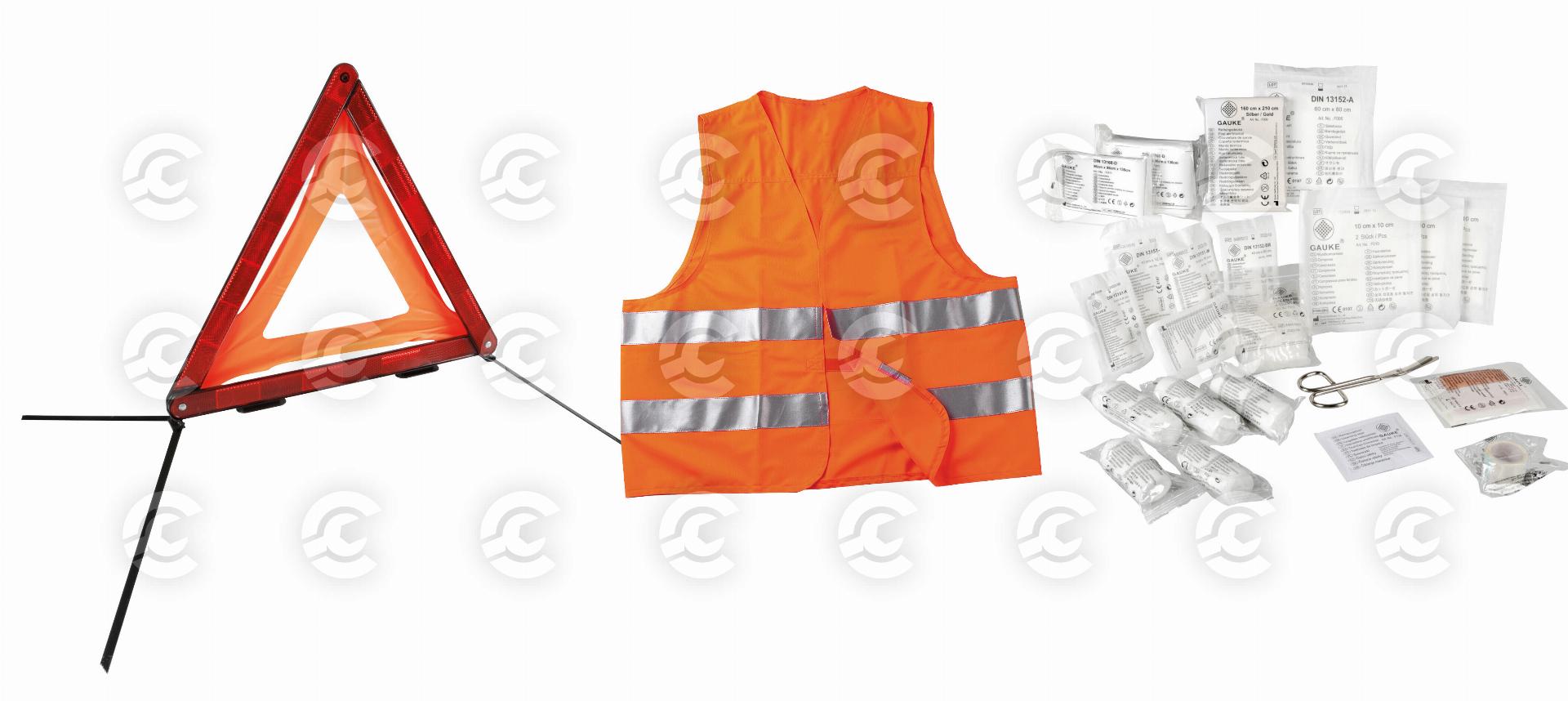 Kombi set 3 in 1, kit emergenza e soccorso