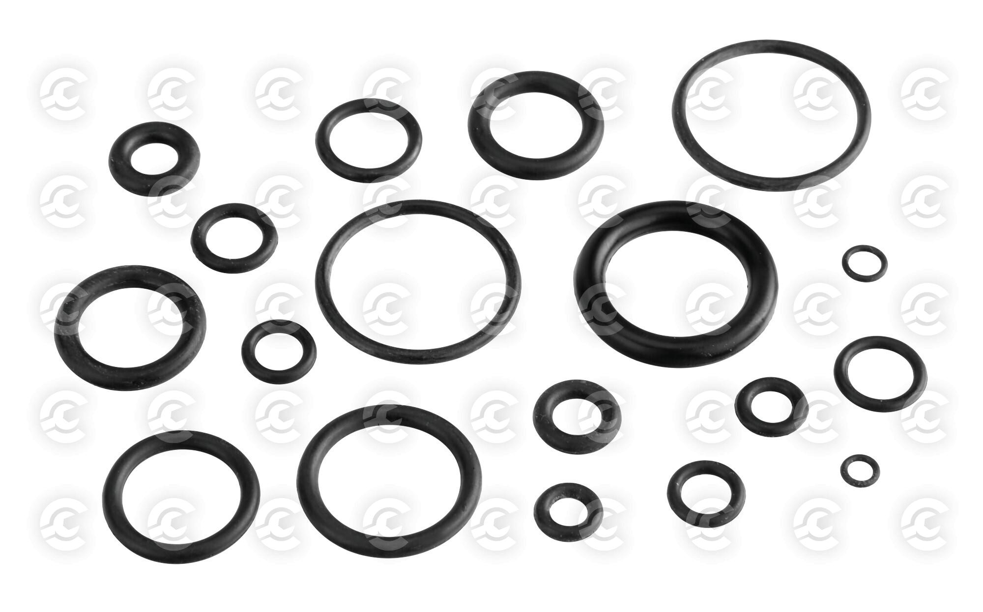 O-Ring, assortimento 225 pz, 18 misure