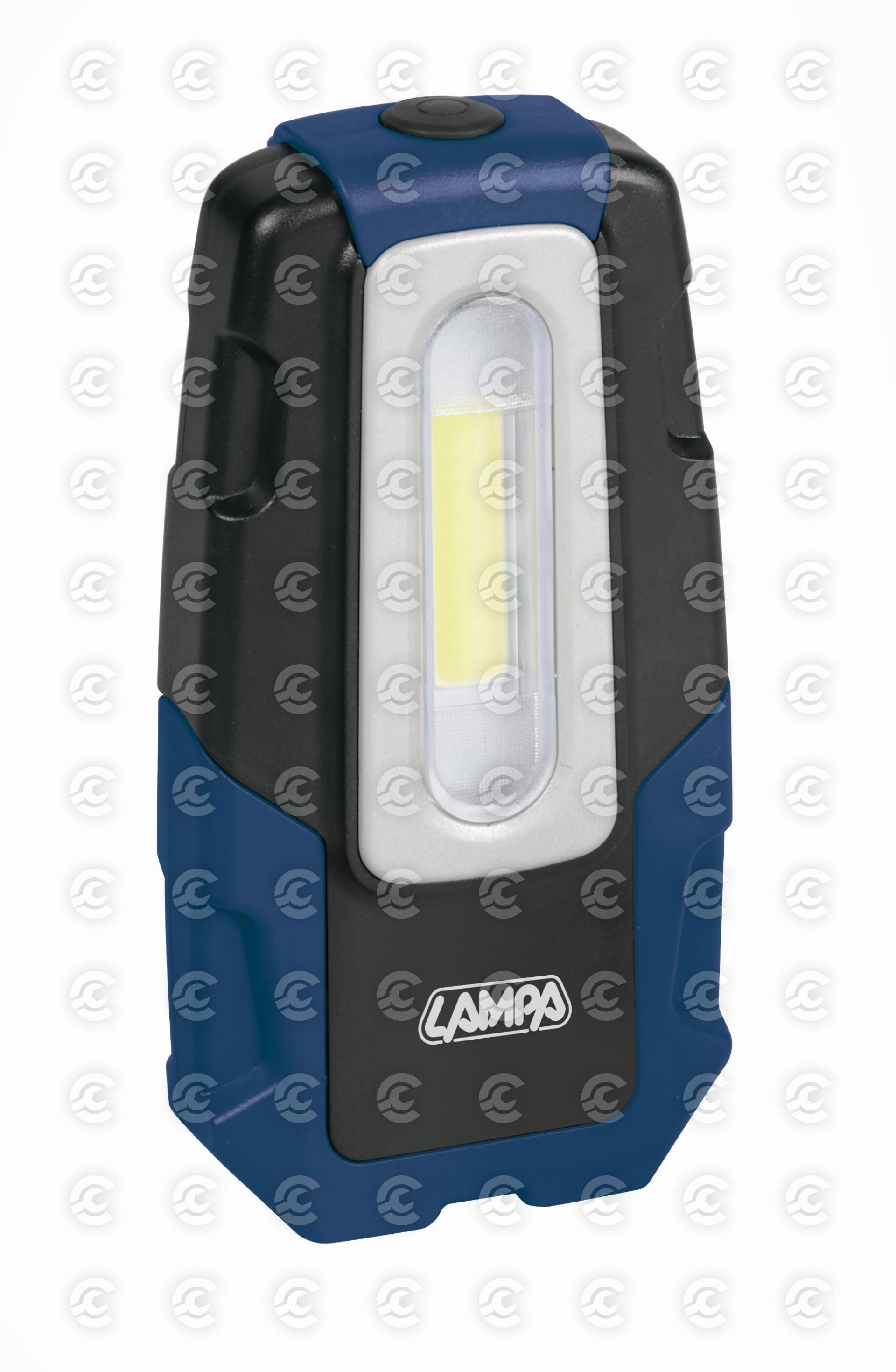 GL-2, lampada ispezione ricaricabile a LED COB - 12/24/230V