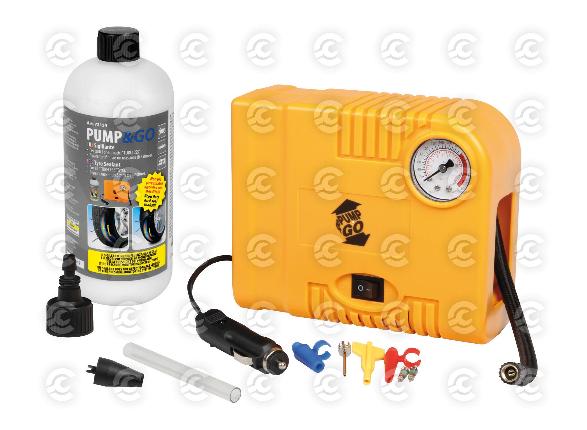 Pump & Go, kit riparazione pneumatici