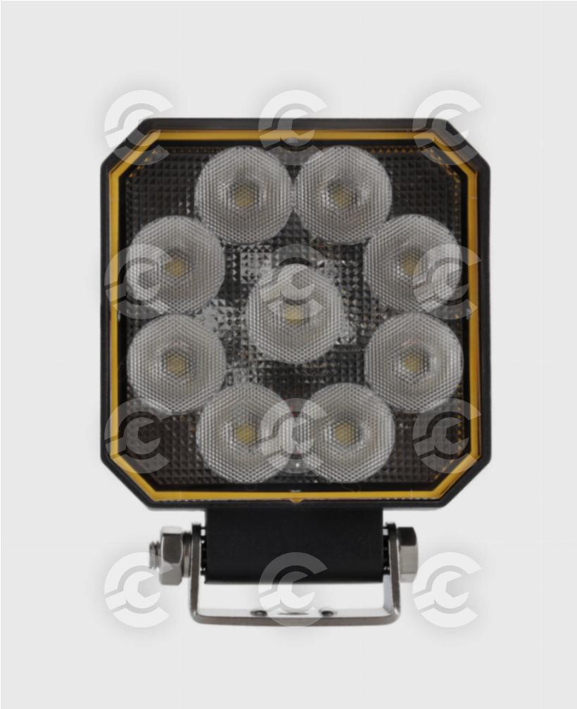 WL-30, faro ausiliario a 9 Led - 10/30V - Bianco