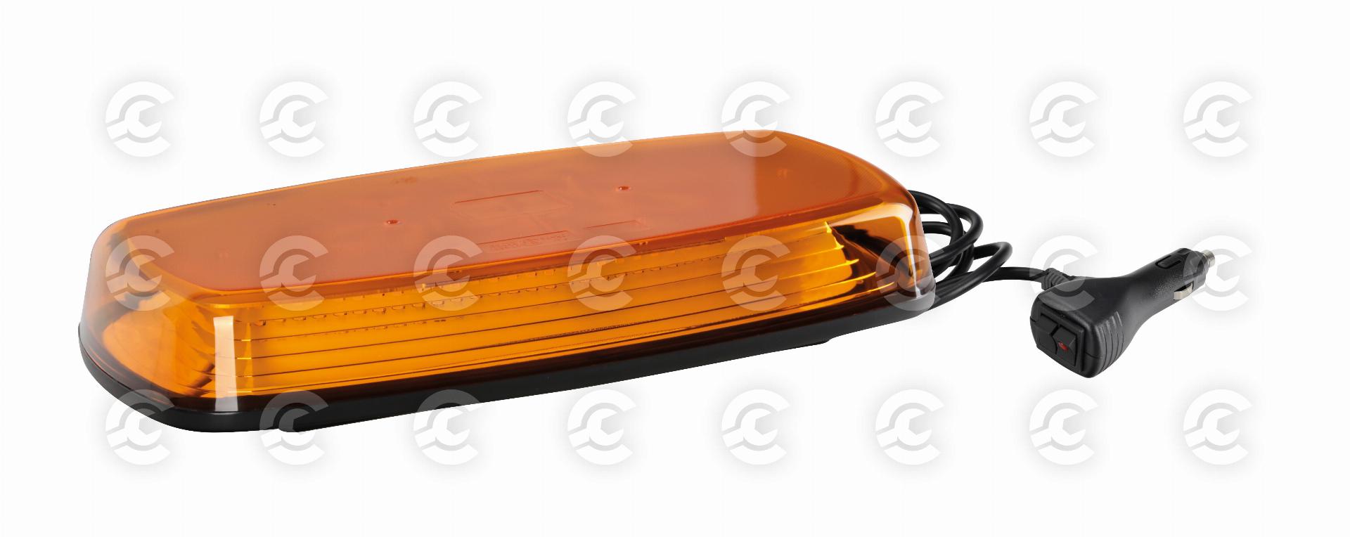 Barra lampeggiante arancio, 7 funzioni, 12/24V