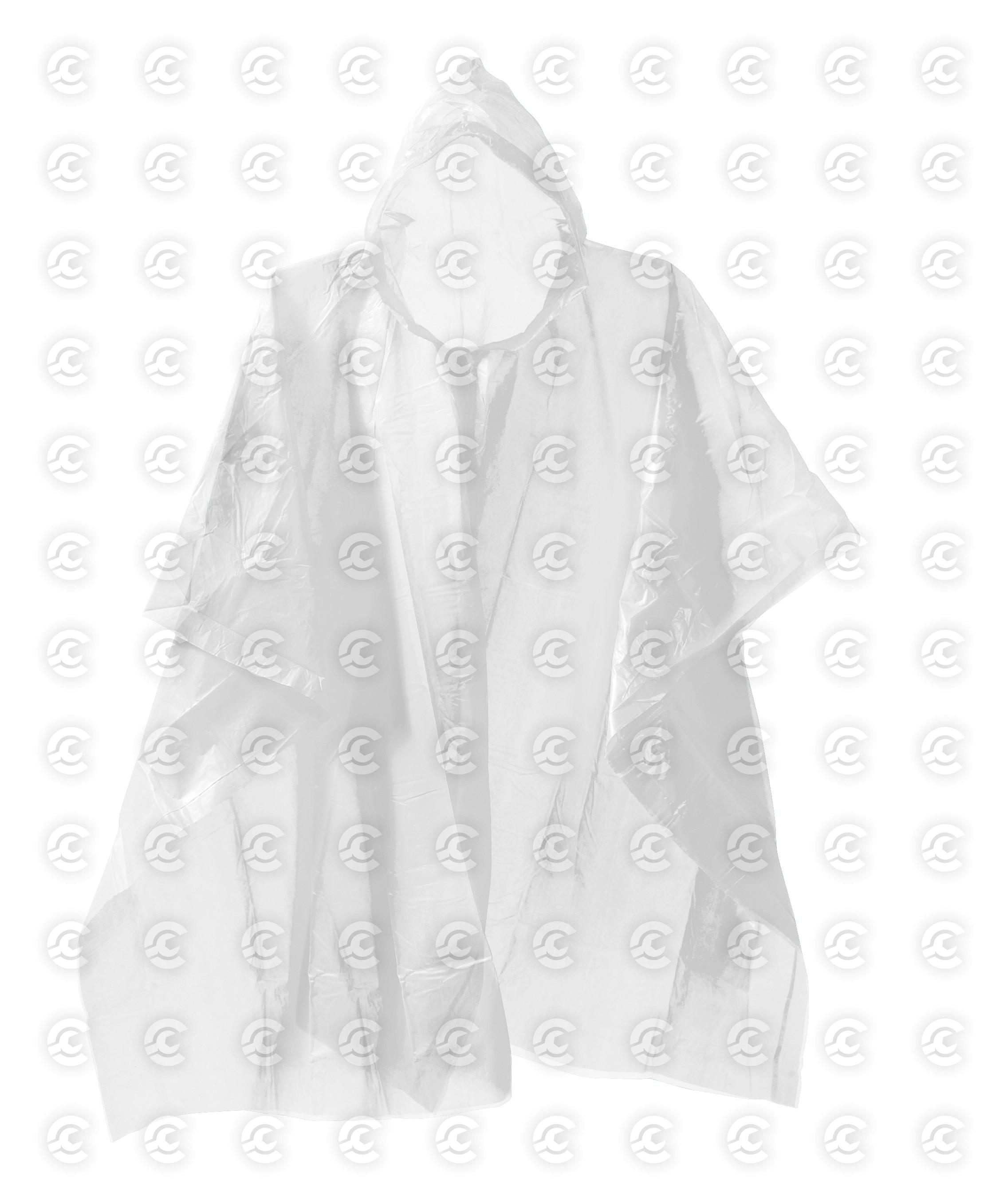 Poncho impermeabile anti pioggia, display 24 pz