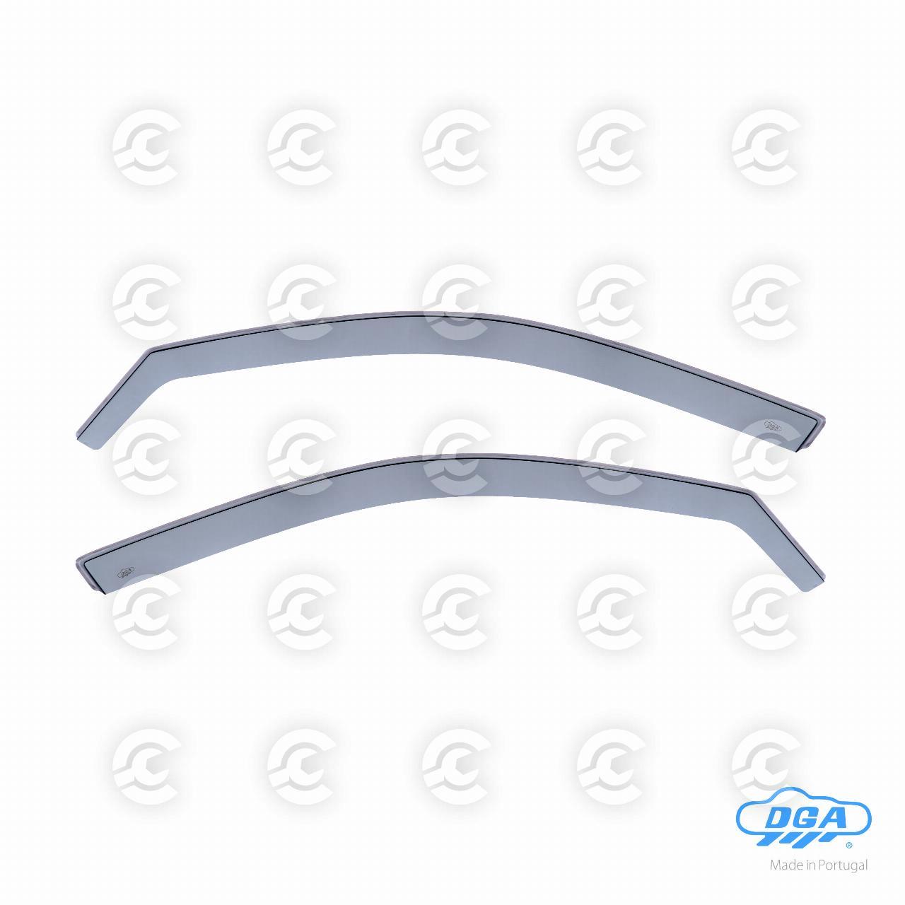 Set deflettori aria anteriori ad incastro, tipo lungo - compatibile per Audi A4 4p (01/01>10/07)  - Audi A4 Avant (09/01>04/08)