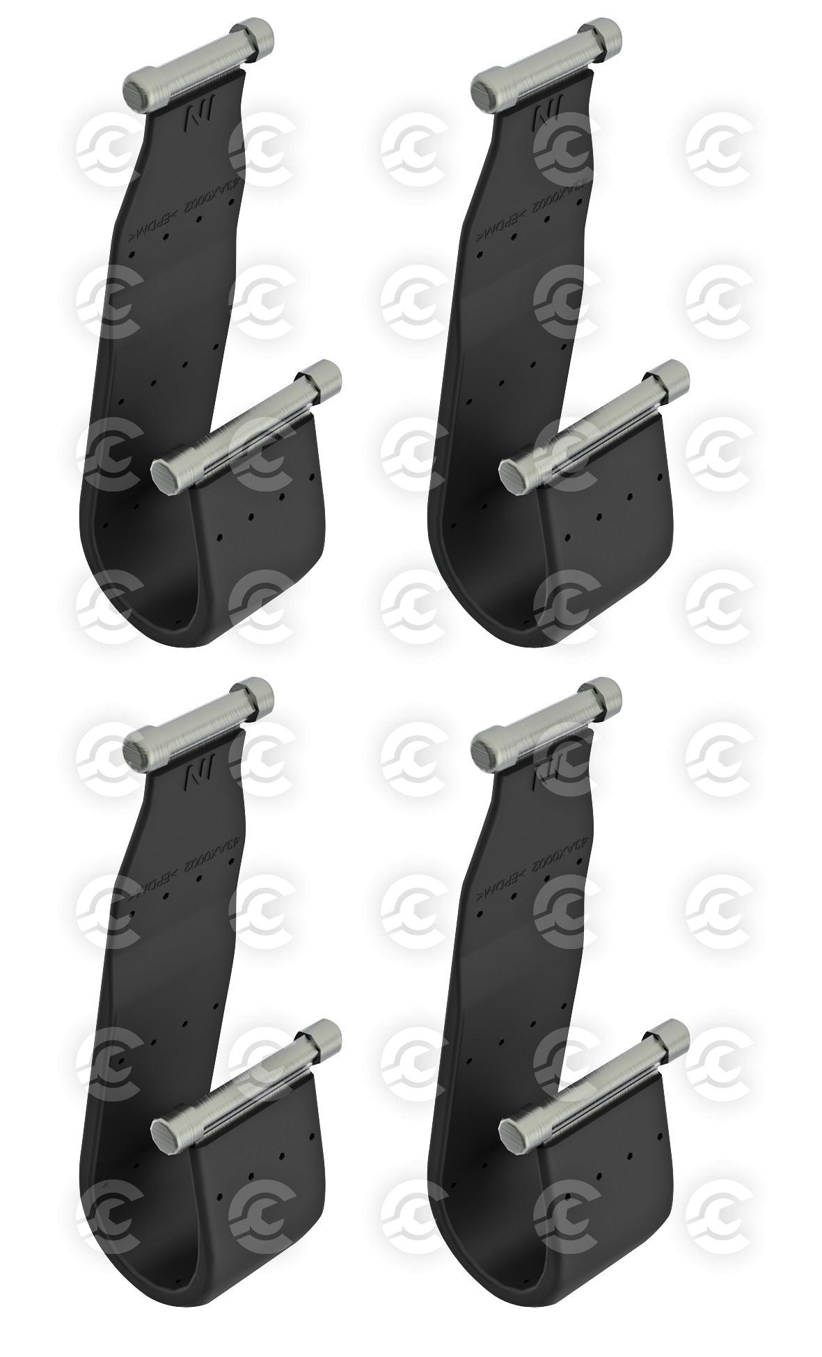 Kit 4 cinghie per barre Snap - F1