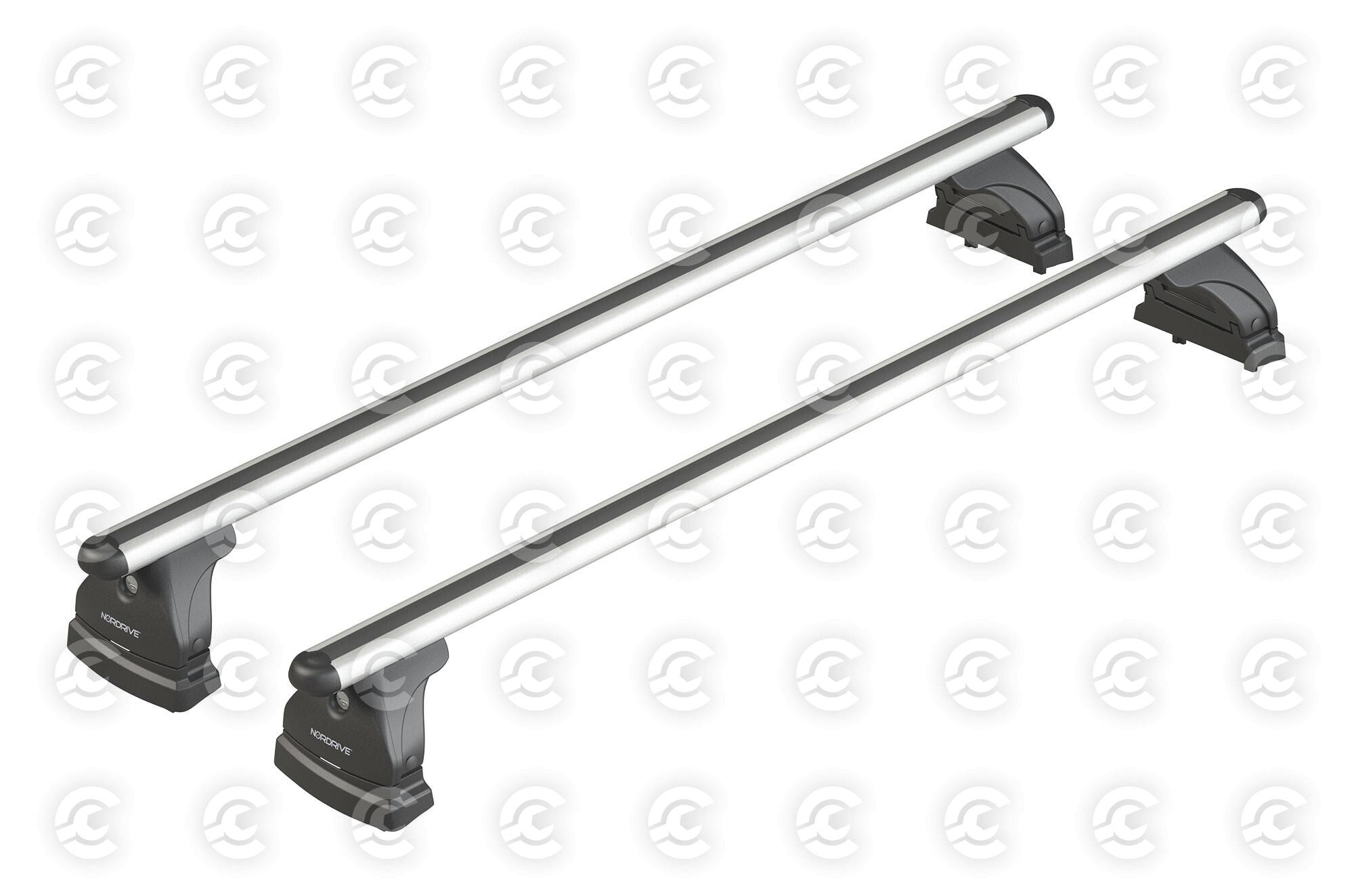 Alumia, set completo barre portatutto in alluminio - M - Evos LP - C112