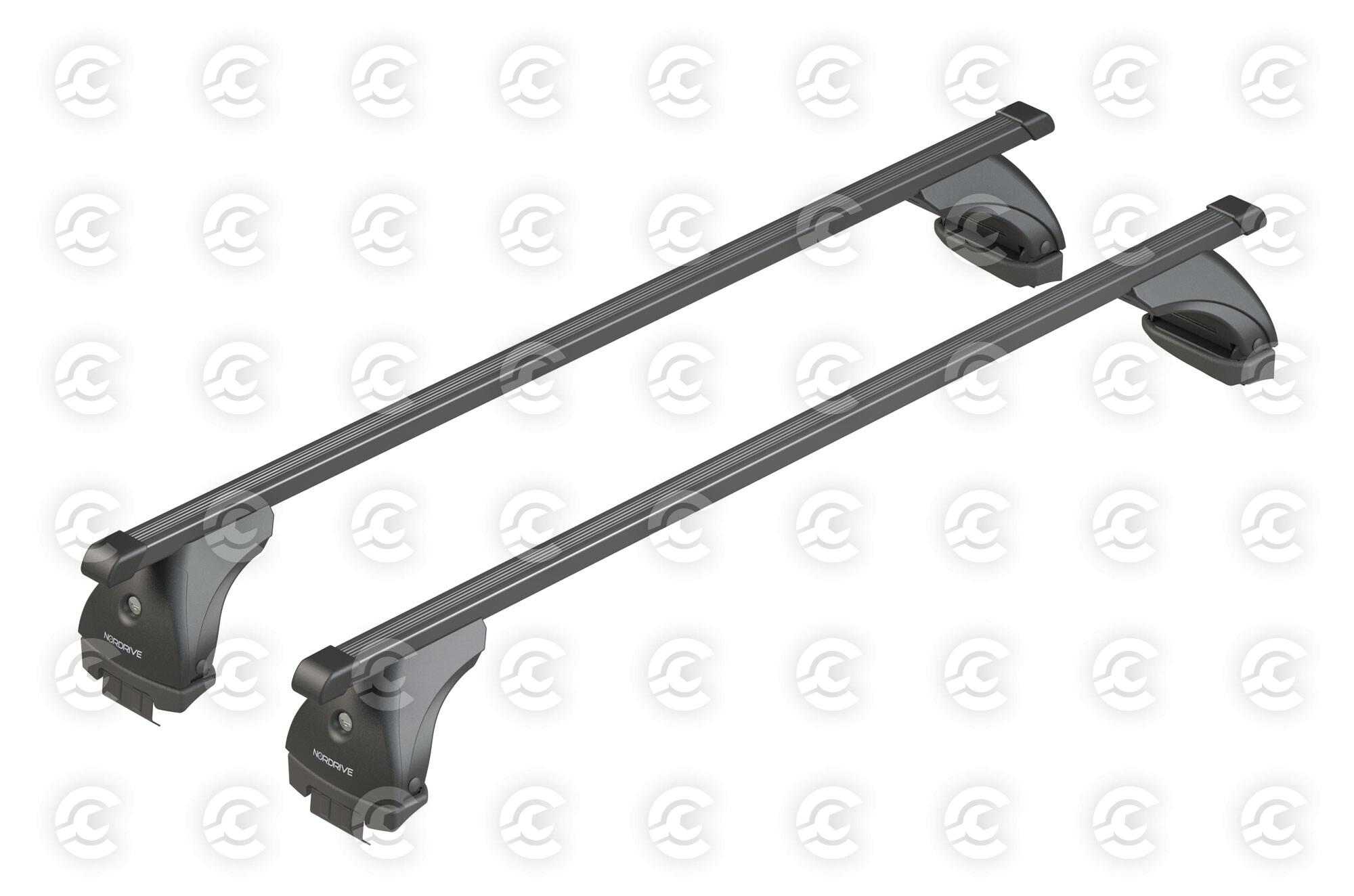 Quadra, set completo barre portatutto in acciaio - M - Evos ST - C189