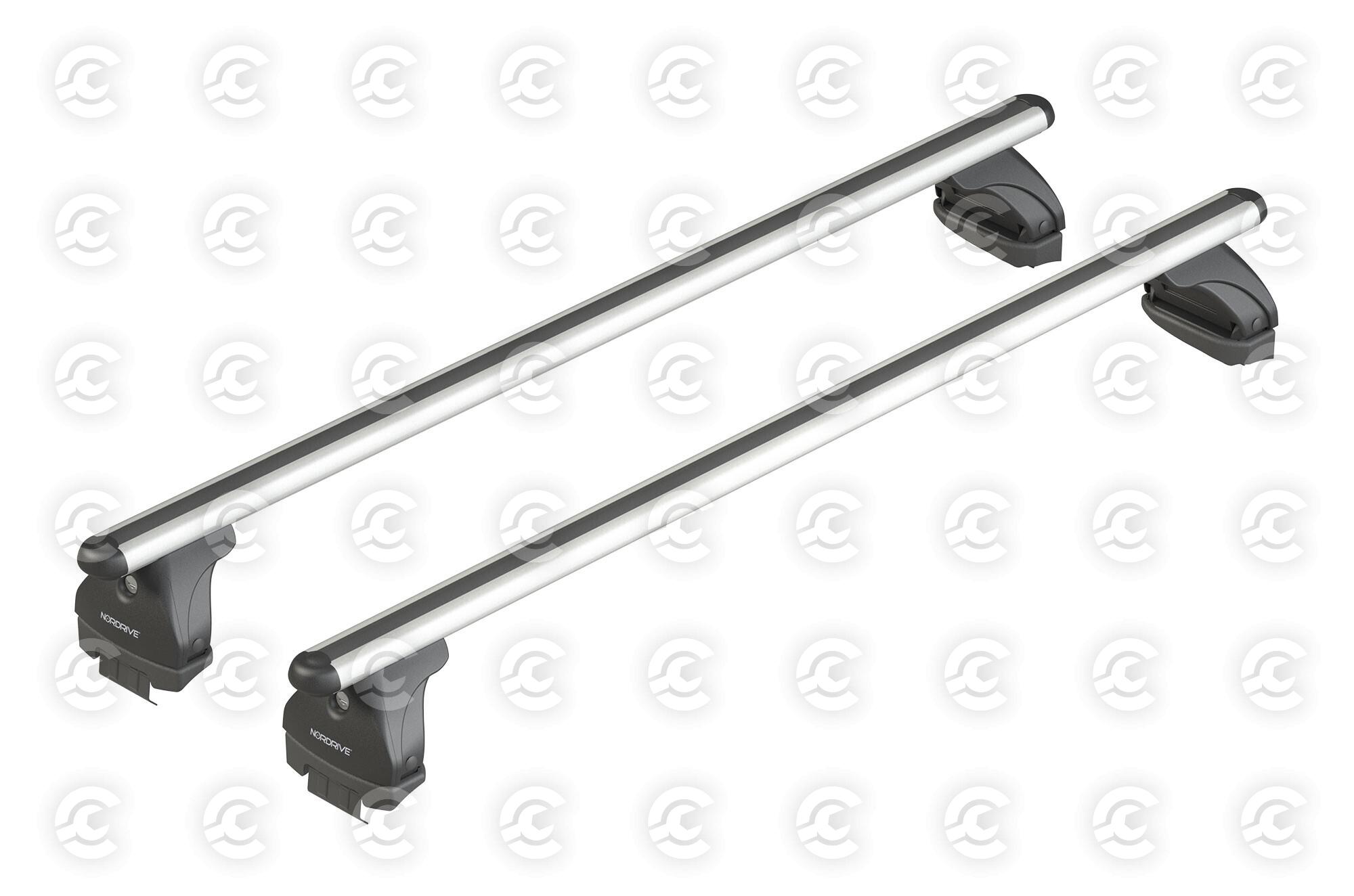 Alumia, set completo barre portatutto in alluminio - M - Evos LP - C189