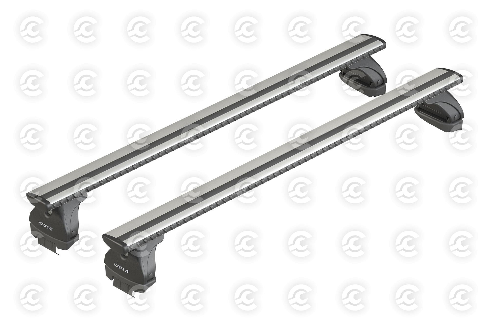 Silenzio, set completo barre portatutto in alluminio - M - Evos LP - C202
