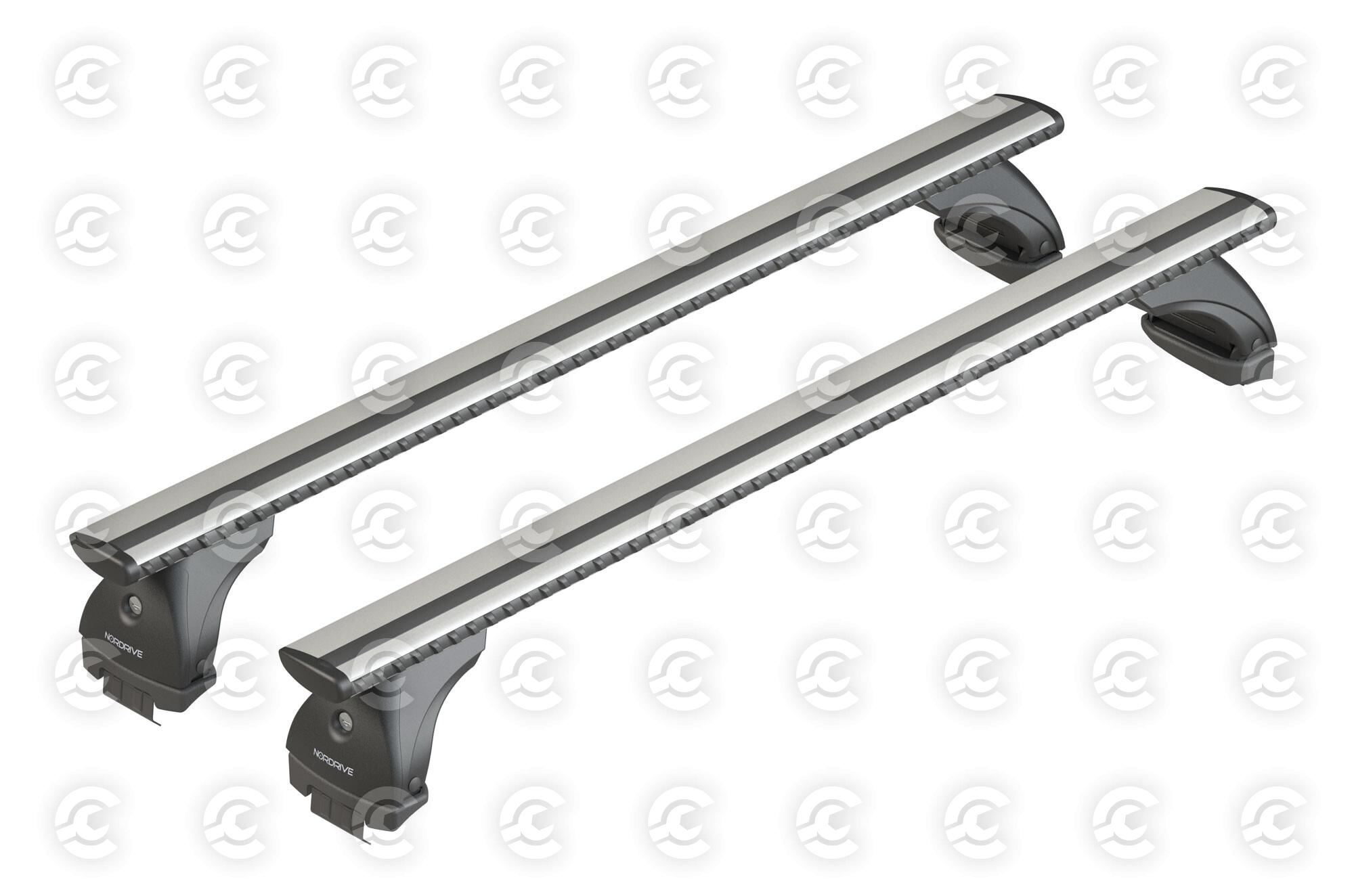 Silenzio, set completo barre portatutto in alluminio - M - Evos ST - C235